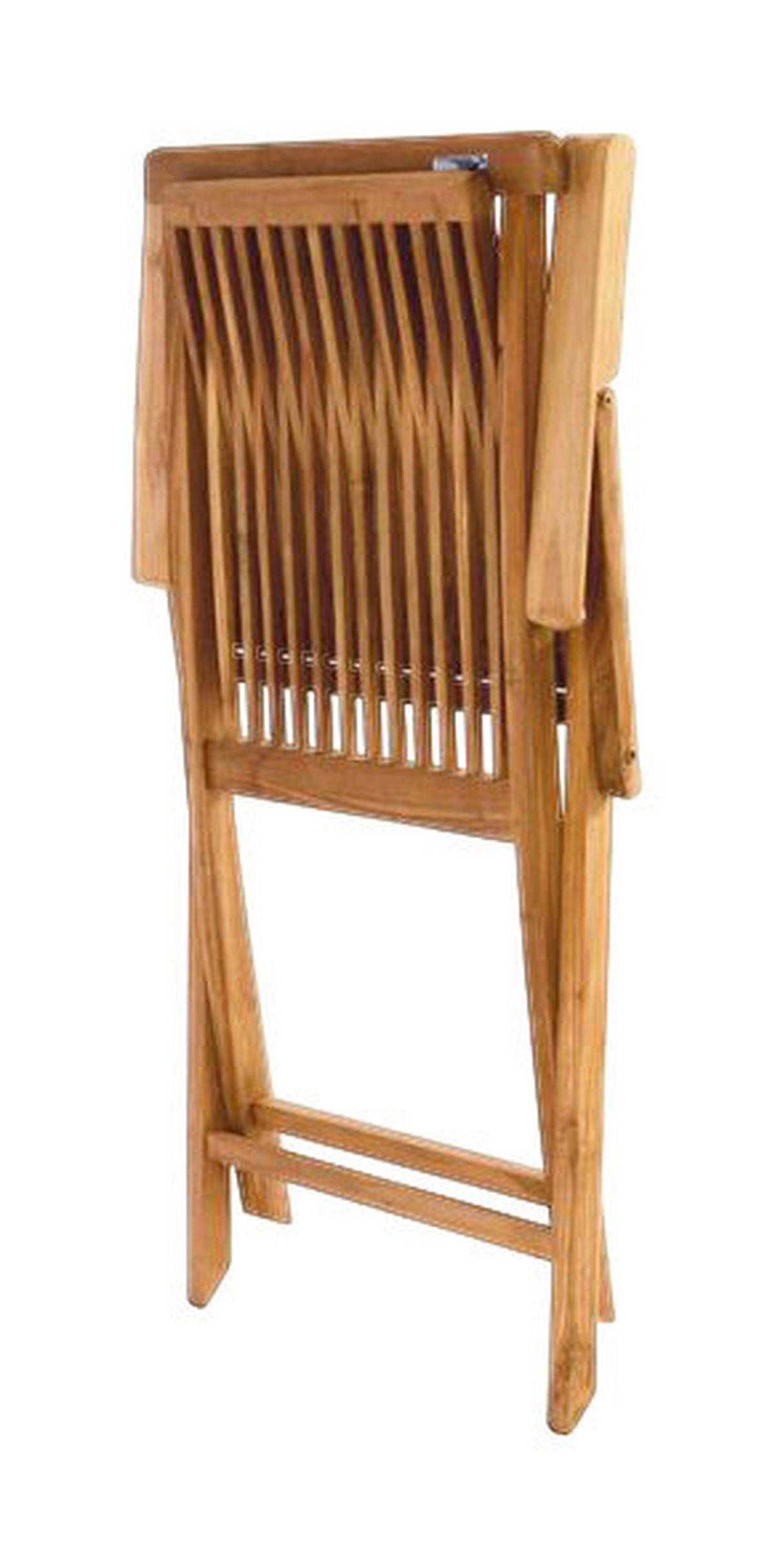 VCM Gartenstuhl 4er Set braun Teakholz B/H/T: ca. 57x89x62 cm 4er Set - braun (57,00/89,00/62,00cm) - VCM