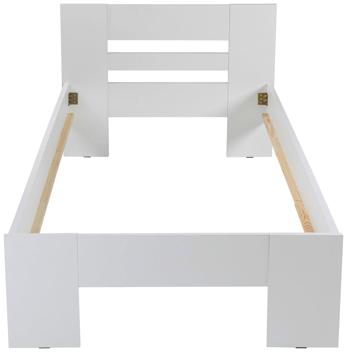Bett Annik 90x200 weiß Annik 90x200 - weiß (204,00/96,00/71,00cm) - Inter Link