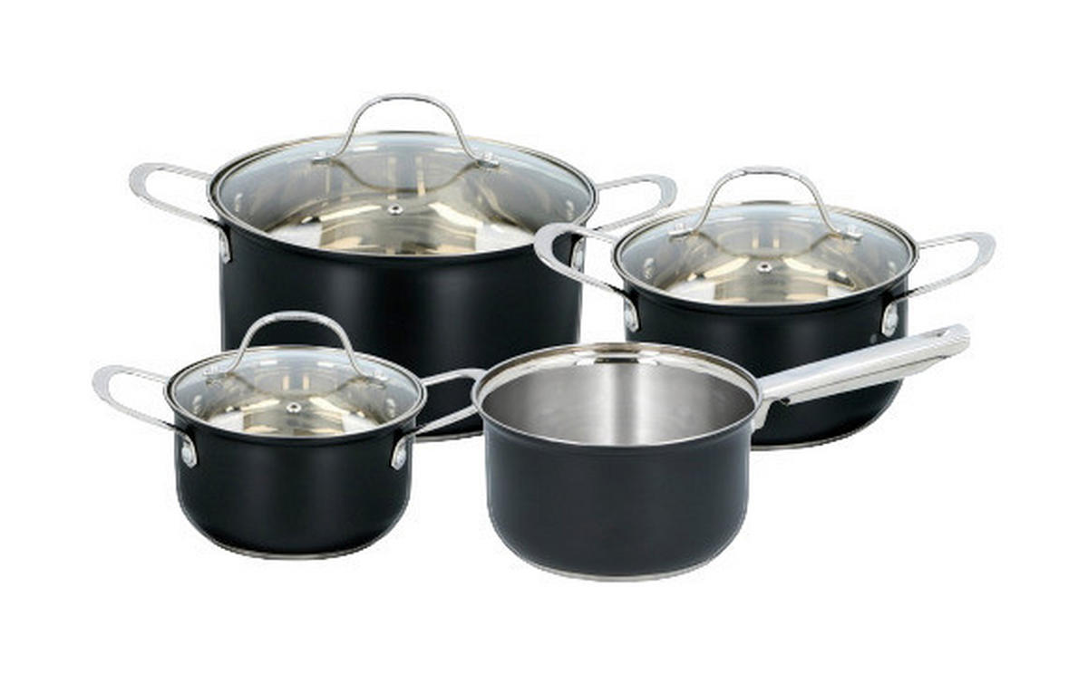 Alpina Topfset schwarz Edelstahl Topfset_Alpina_7tlg. - schwarz - Alpina