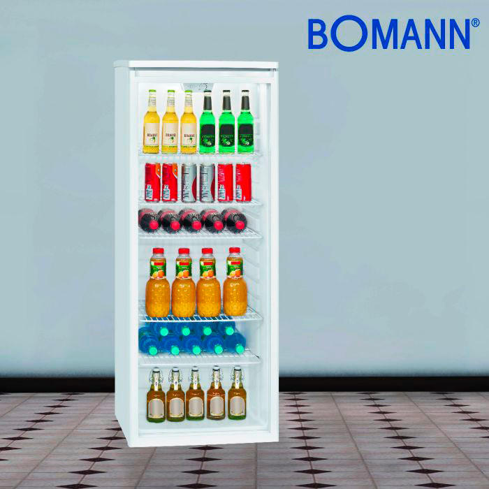 Bomann Glastürkühlschrank KSG 7280 wei...