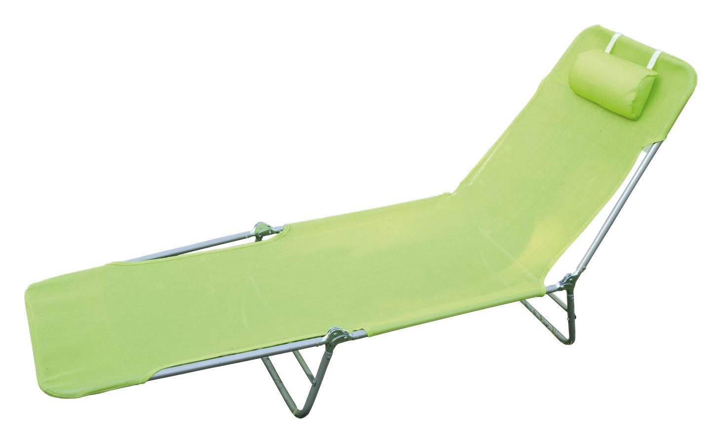 Outsunny Gartenliege grün Stahl B/H/L: ca. 56x24,5x182 cm Gartenliege_klappbar - grün (182,00/56,00/24,50cm) - Outsunny