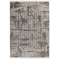 Kayoom Kurzflorteppich Adela 325 grau B/H/L: ca. 80x1,3x150 cm Adela 325 - grau (150,00/80,00/1,30cm) - Kayoom