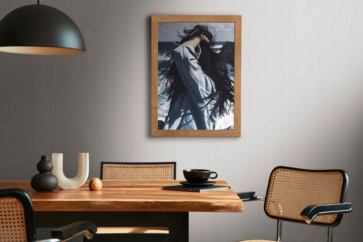 A.S.Création Vliestapete grau silber B/H/D: ca. 53x1005x8 cm Vliestapete - silber/grau (8,00/1005,00cm) - A.S.Creation