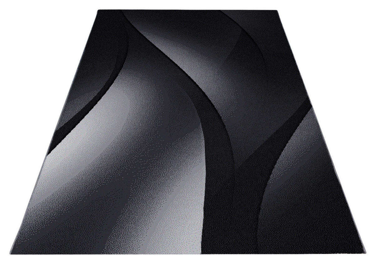 Ayyildiz Teppich PLUS schwarz B/L: ca. 120x170 cm PLUS - schwarz (120,00/170,00cm) - Ayyildiz
