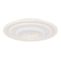 GLOBO LED-Deckenleuchte weiß Acryl Metall H/D: ca. 7x49,5 cm BAFUR - weiß (49,50/7,00cm) - GLOBO