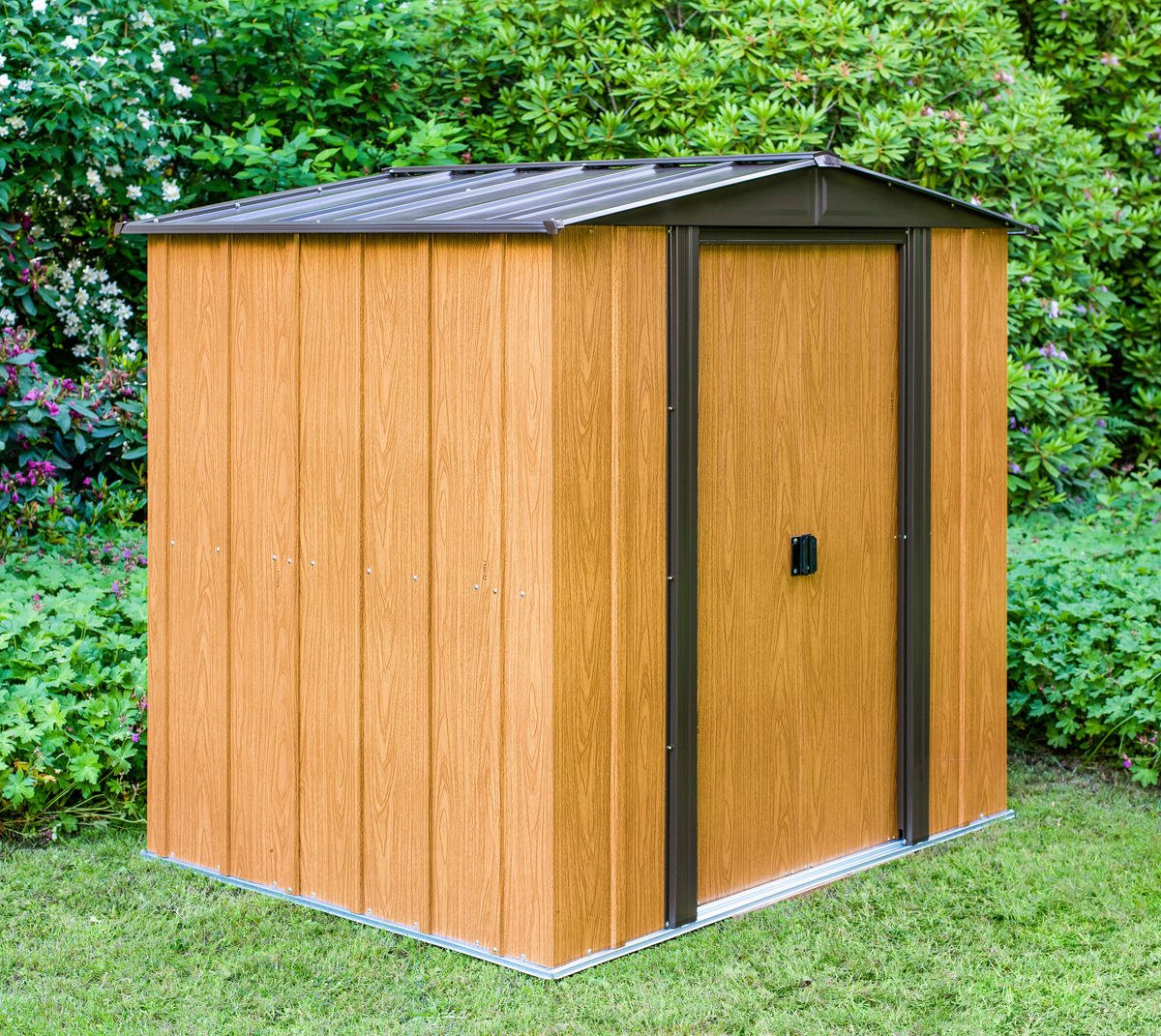 Spacemaker Gartenhaus braun B/H/T: ca. 194x177x151 cm Gartenhaus - braun (194,00/177,00/151,00cm) - Spacemaker