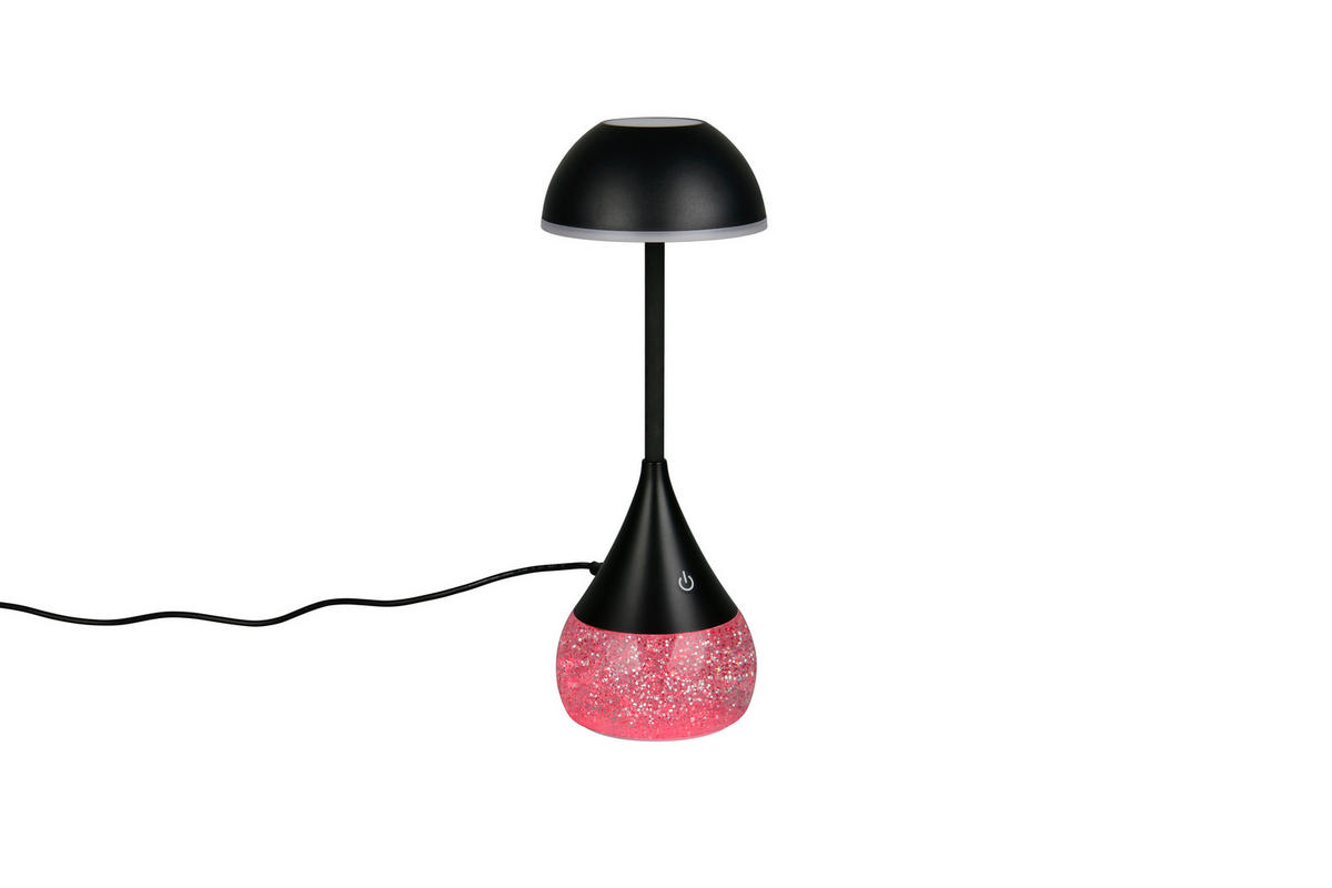 Reality Leuchten LED-Tischleuchte schwarz Kunststoff B/L: ca. 11x28,3 cm LED-Tischleuchte_Tembo - schwarz (11,00/28,30cm) - Reality Leuchten