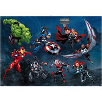 Komar Wandtattoo Avengers Action Disney Avengers Action B/L: ca. 100x70 cm Avengers Action - (100,00/70,00cm) - Komar
