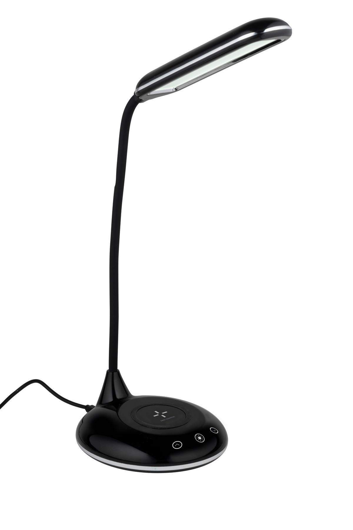 Grundig Kabellose Ladestation schwarz LED-Tischleuchte_mit_Qi-Charger - schwarz - Grundig