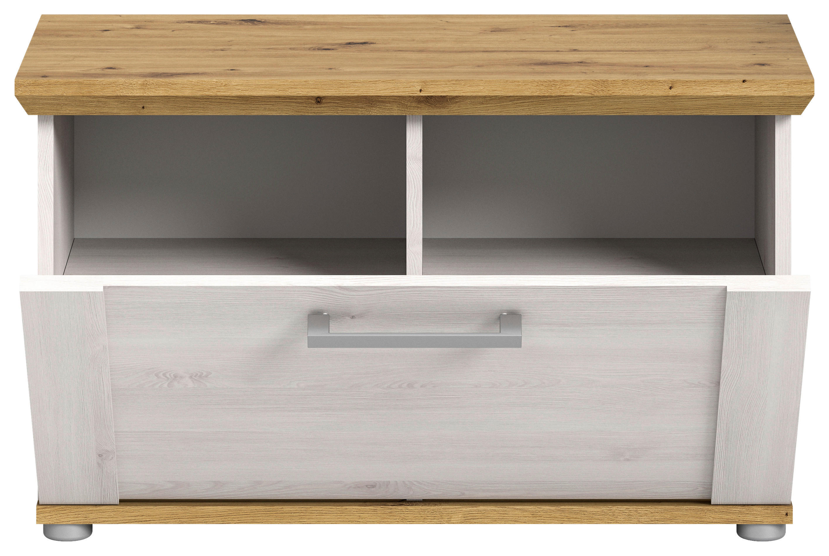 Sitzbank Verona Sibiu Lärche Nachbildung Eiche Artisan Nachbildung B/H/T: ca. 78x45x37 cm Verona - Eiche (78,00/45,00/37,00cm) - xonox.home