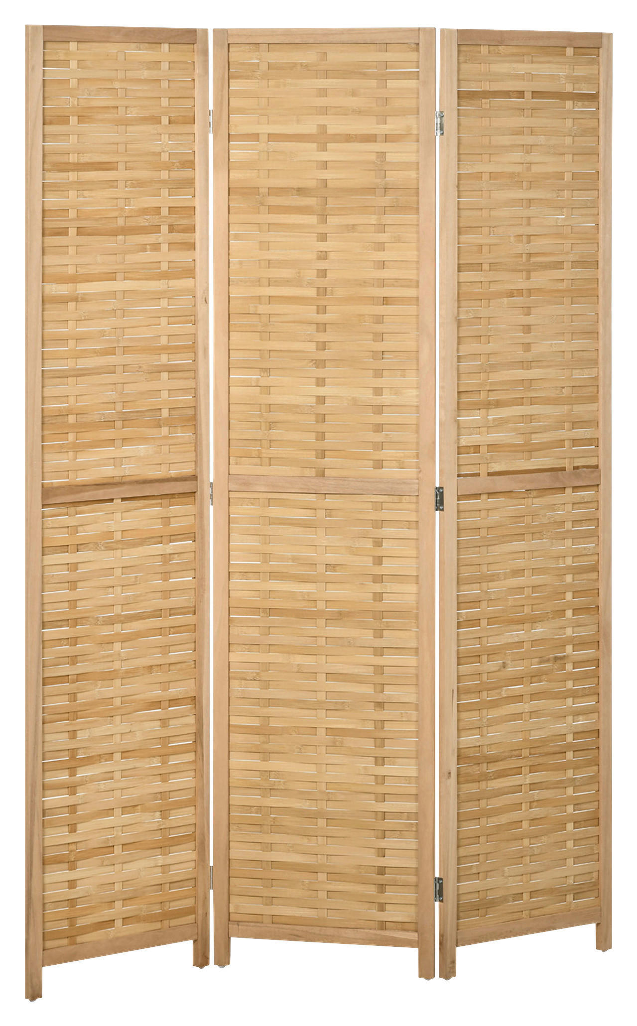 HOMCOM Paravent natur Bambus B/H/L: ca. 1,8x120x170 cm Paravent - natur (170,00/1,80/120,00cm) - HOMCOM