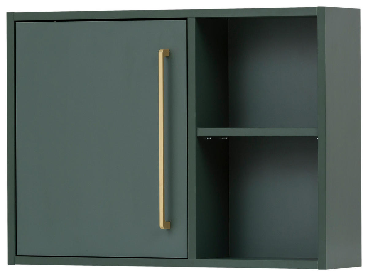 Hängeschrank Kent waldgrün B/H/T: ca. 66,8x48,4x16 cm Kent - waldgrün (66,80/48,40/16,00cm) - Möbelpartner