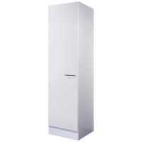 Unterschrank Vita weiß matt B/H/T: ca. 50x200x57 cm Vita - weiß/Edelstahl (50,00/200,00/57,00cm) - Flex-Well