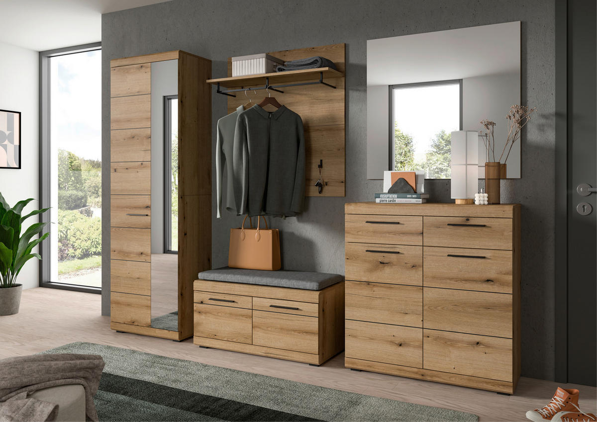 Garderobe SCOUT Evoke Oak Nachbildung B/H/T: ca. 272x197x40 cm SCOUT - (272,00/197,00/40,00cm) - xonox.home