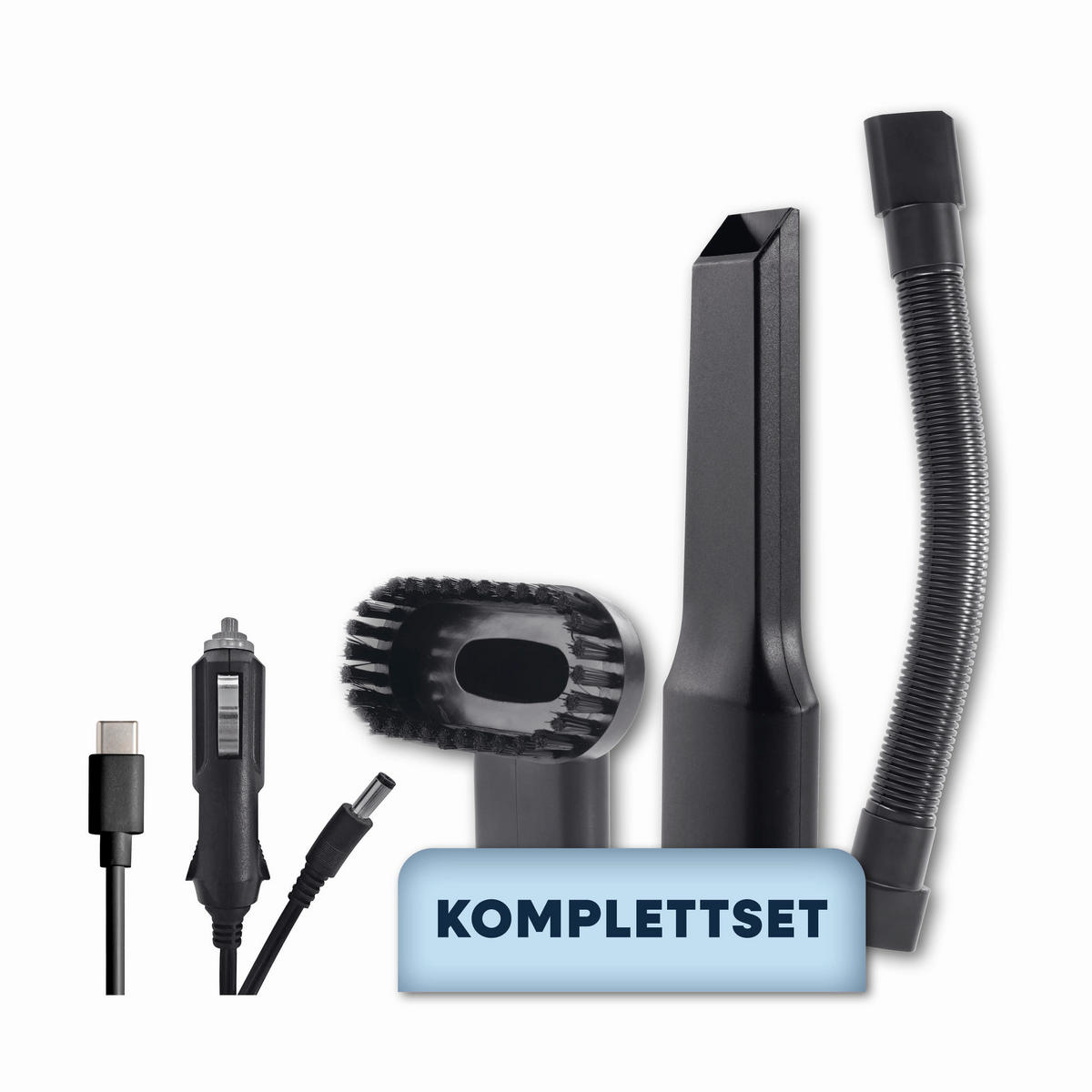 CLEANmaxx Akku-Handstaubsauger rot schwarz B/H/L: ca. 10x12x37 cm Akku-Handstaubsauger - rot/schwarz (37,00/10,00/12,00cm) - CLEANmaxx