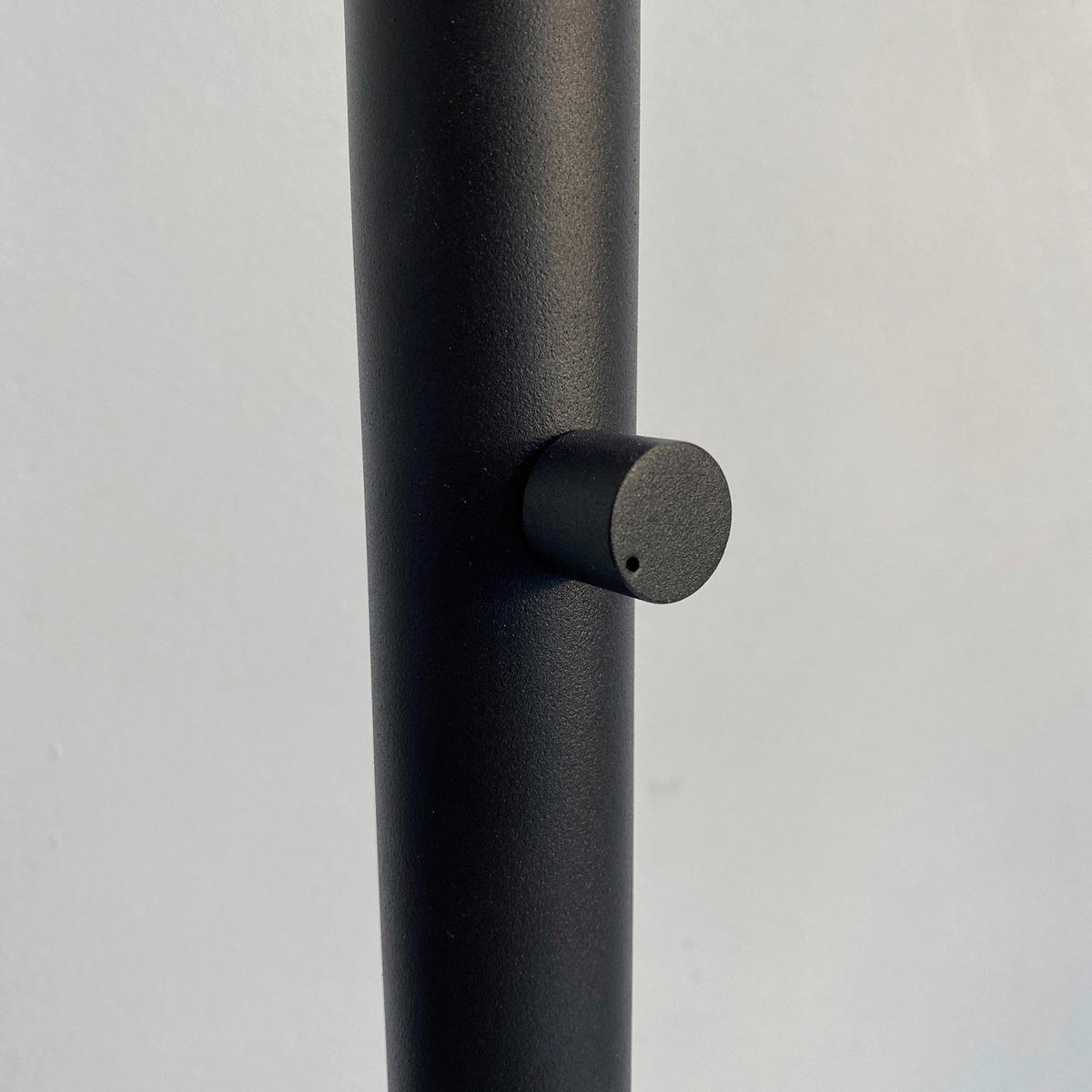 Fischer & Honsel Stehleuchte 40360 schwarz sand Leinen Metall H/D: ca. 186x67 cm E27 3 Brennstellen Shade - sand/schwarz (67,00/186,00cm) - Fischer & Honsel