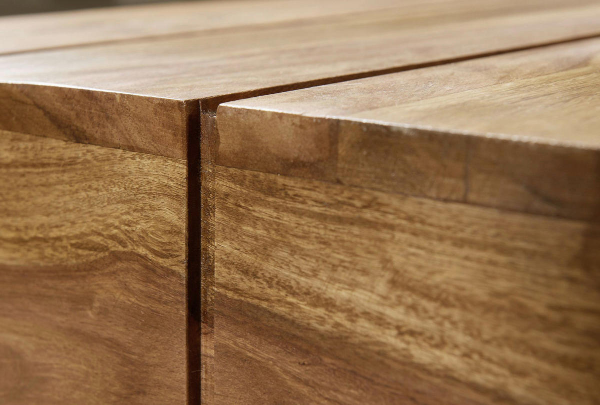 Couchtisch natur B/H/T: ca. 120x30x45 cm Couchtisch - natur (120,00/30,00/45,00cm) - Wohnling