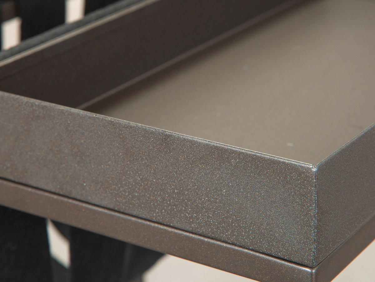 Zeitungsständer Club NY Metall B/H/T: ca. 35x40x35 cm Club NY - anthrazit (35,00/40,00/35,00cm) - Inter Link