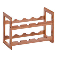 Zeller Weinregal natur Bambus B/H/T: ca. 47x32x22 cm Weinregal_für_8_Flaschen - natur (47,00/32,00/22,00cm) - Zeller