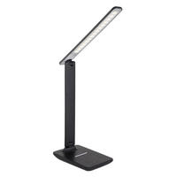 GLOBO LED-Tischleuchte schwarz Opal Kunststoff B/H/T: ca. 11,5x56,5x42 cm BULLA - schwarz/Opal (11,50/56,50/42,00cm) - GLOBO