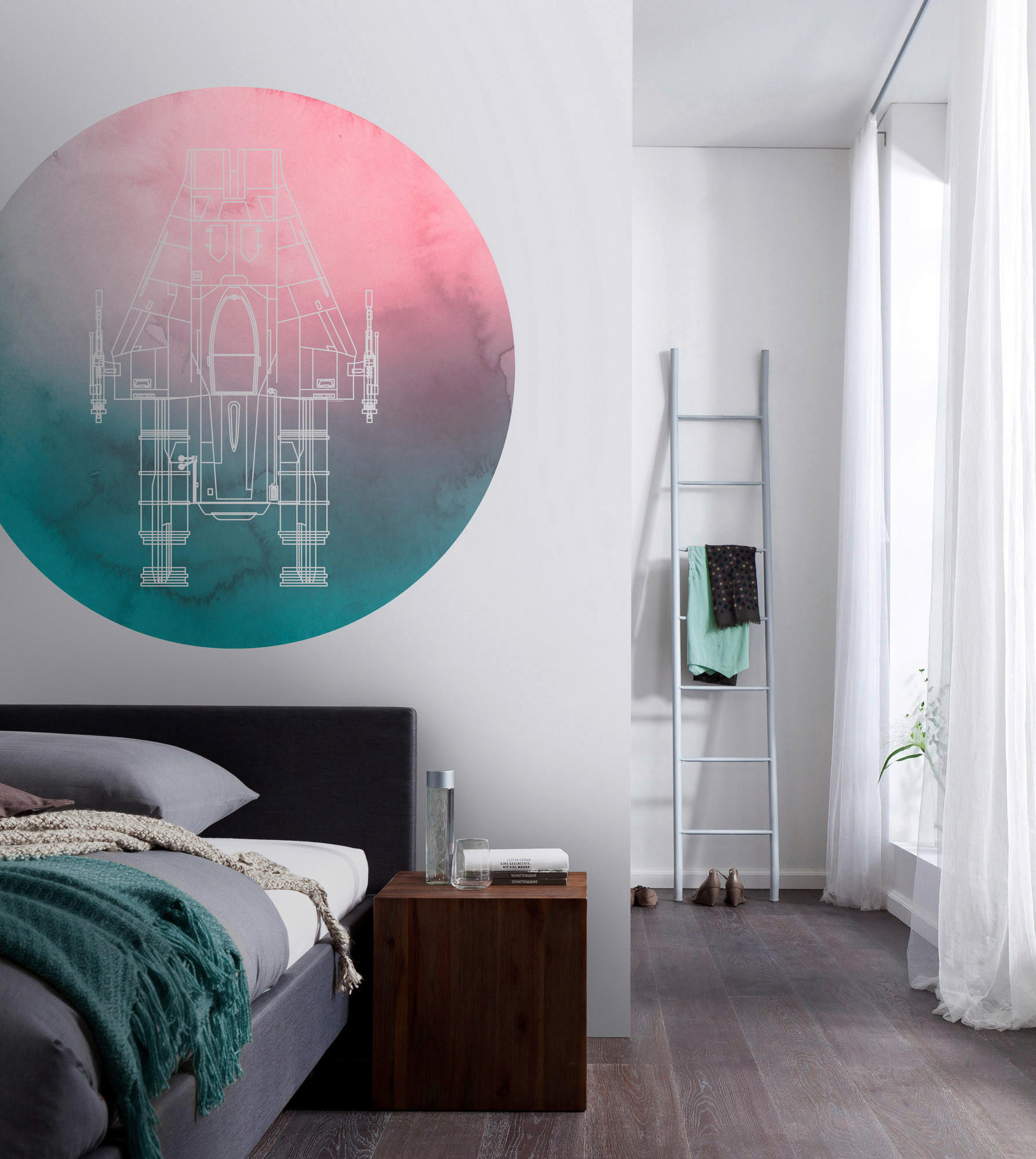 Komar Fototapete Star Wars A Wing D: ca. 125 cm Star Wars A Wing - (125,00cm) - Komar