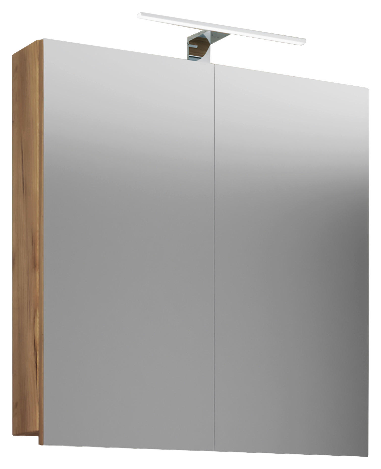 Spiegelschrank Badinos Eiche Honig Nachbildung B/H/T: ca. 60x42x12 cm Badinos - Eiche (60,00/42,00/12,00cm) - VCM Möbel