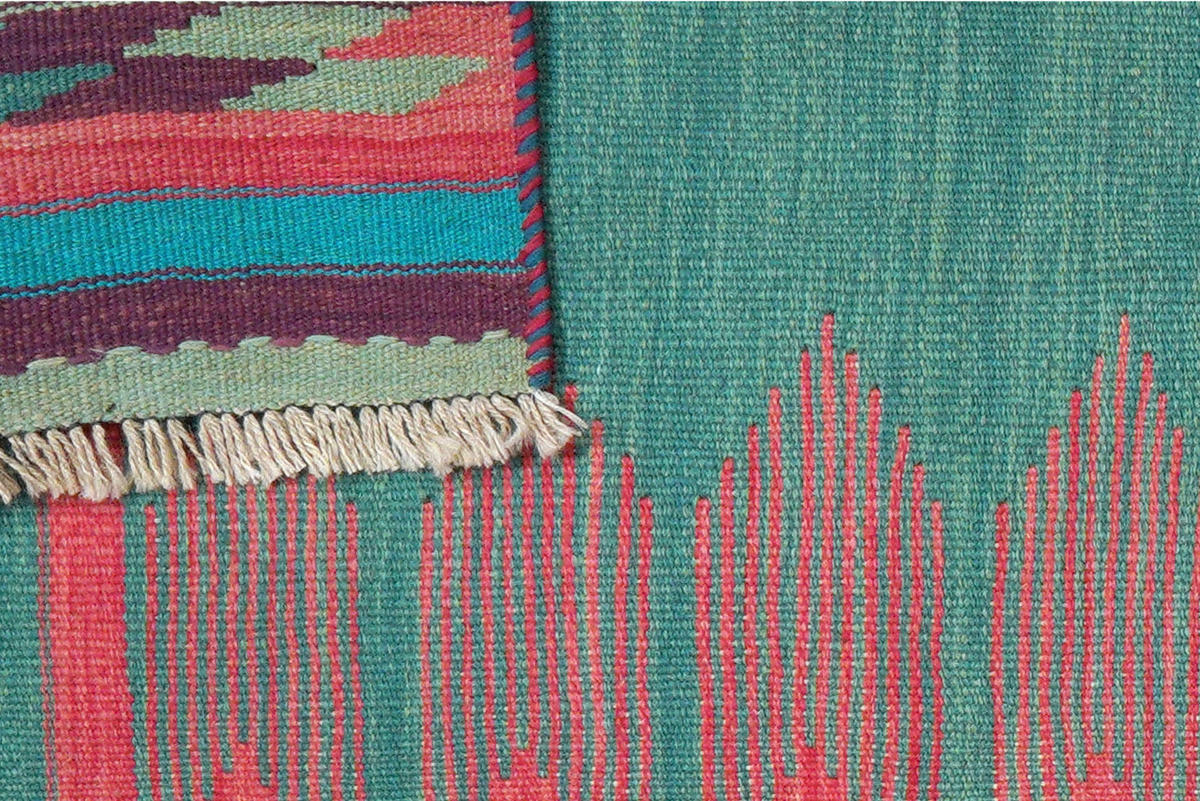 PersaTepp Teppich Kelim Gashgai multicolor B/L: ca. 65x203 cm Kelim Gashgai - multicolor (65,00/203,00cm) - PersaTepp