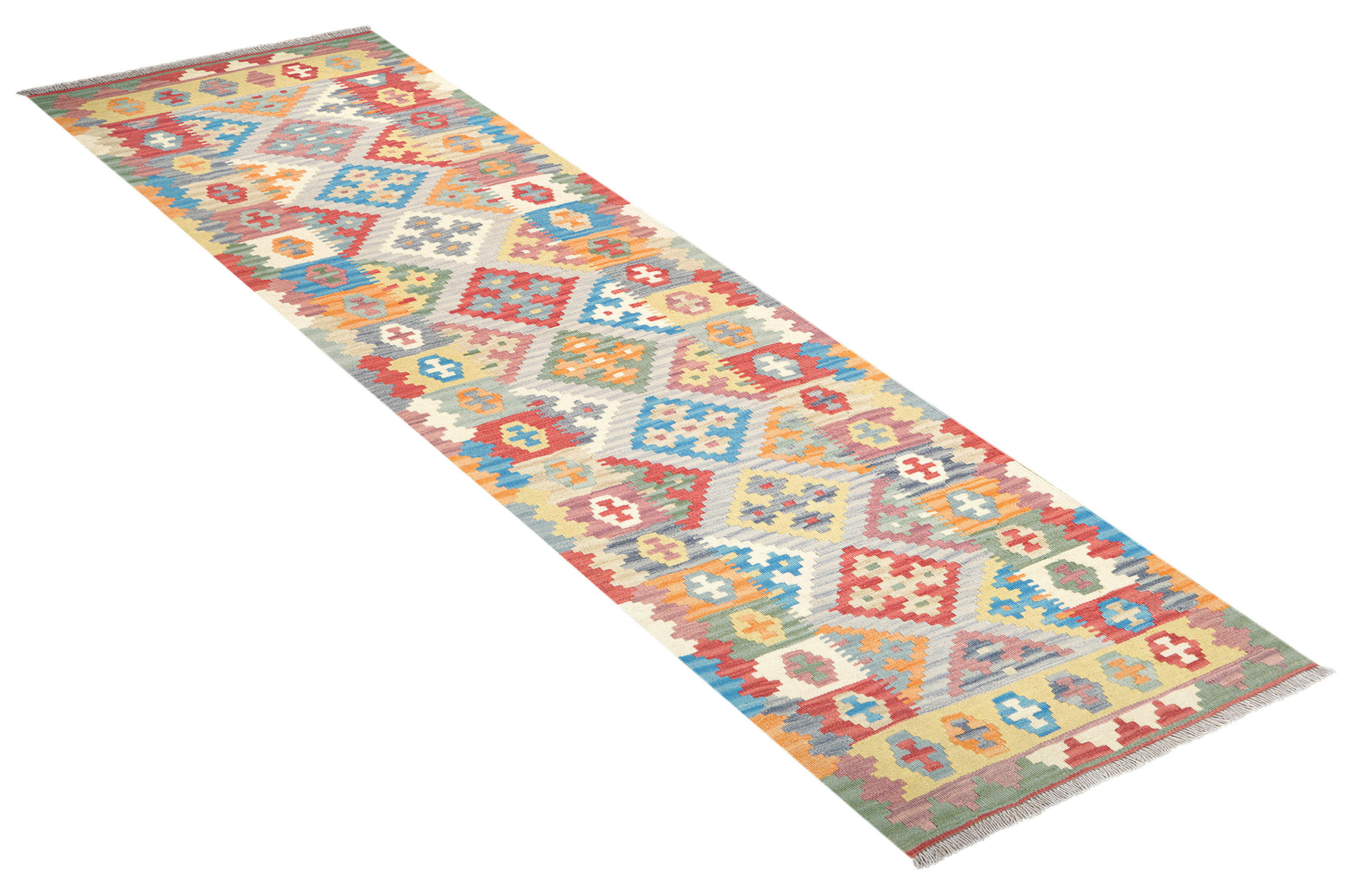 PersaTepp Teppich Kelim Gashgai bunt B/H/L: ca. 84x1x285 cm Kelim Gashgai - bunt (285,00/84,00/1,00cm) - PersaTepp