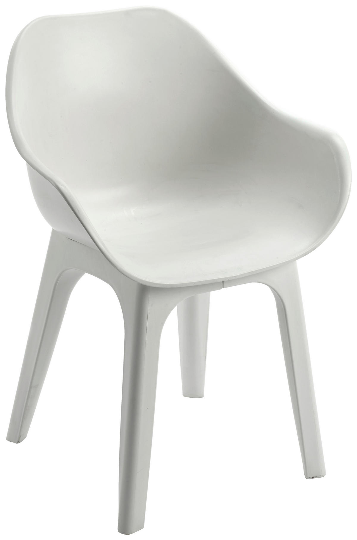 ProGarden Sessel GHIBLI 2er-Set weiß Polypropylen B/H: ca. 55x81 cm GHIBLI 2er-Set - weiß (55,00/81,00cm) - ProGarden