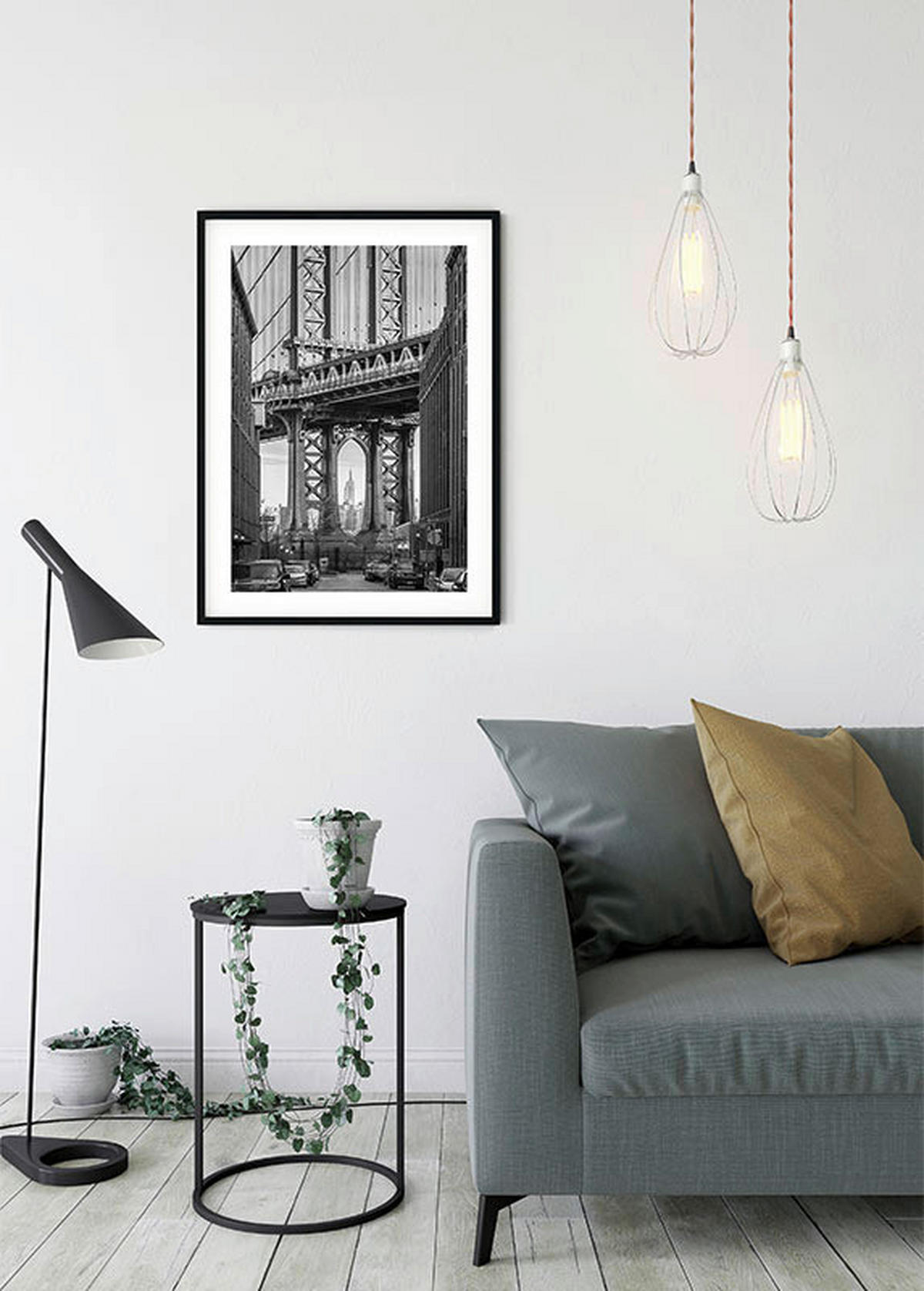 Komar Poster Brooklyn Bridge Brooklyn Bridge B/L: ca. 40x50 cm Brooklyn Bridge - (40,00/50,00cm) - Komar