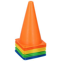 Dunlop Pylonen orange B/H/L: ca. 14x24x14 cm Pylonen_10Stck. - orange (14,00/14,00/24,00cm) - Dunlop