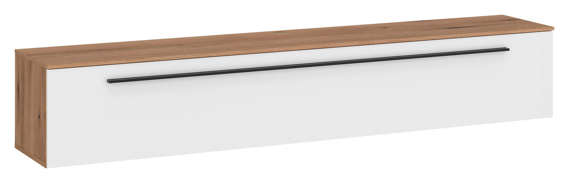 TV-Lowboard Mateo Eiche Evoke Coast Nachbildung weiß Hochglanz B/H/T: ca. 180x41x40 cm Mateo - Eiche/weiß (180,00/41,00/40,00cm)