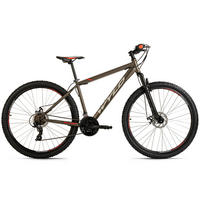 WYLD Mountain-Bike Sharp Sharp 29 Zoll Rahmenhöhe 46 cm 21 Gänge grau grau ca. 29 Zoll Sharp - grau (144,00/24,00/80,00cm) - WYLD
