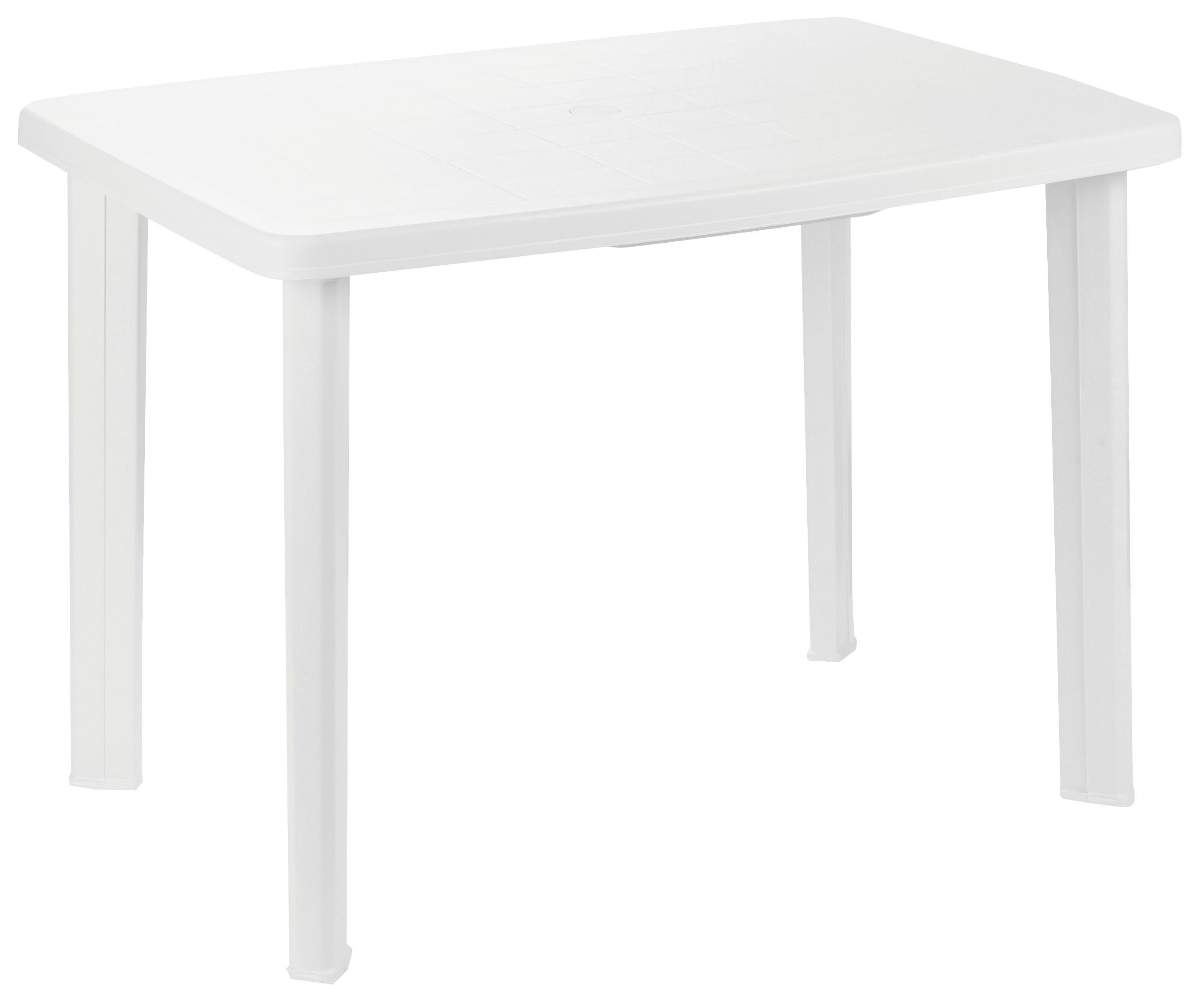 ProGarden Tisch weiß Kunststoff B/H/L: ca. 68x72x101 cm Tisch_Faretto - weiß (101,00/68,00/72,00cm) - ProGarden