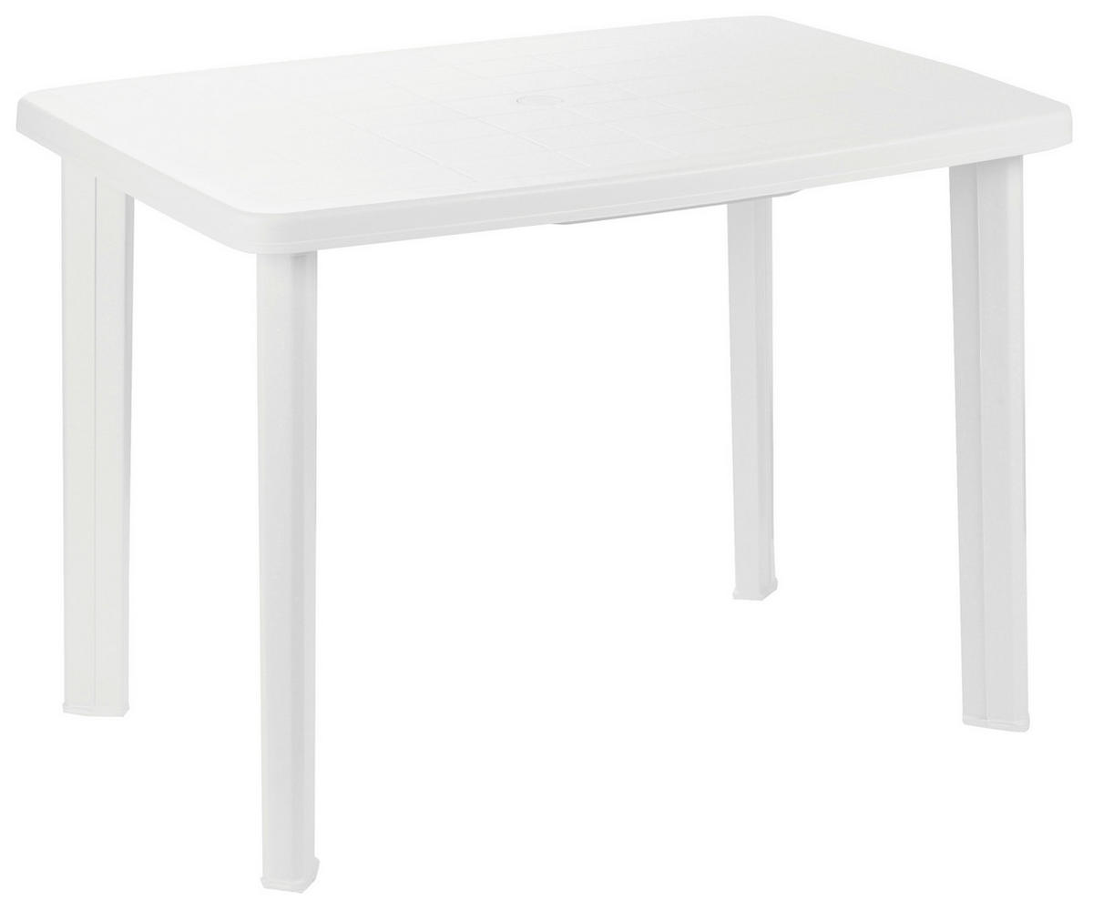 ProGarden Tisch weiß Kunststoff B/H/L: ca. 68x72x101 cm Tisch_Faretto - weiß (101,00/68,00/72,00cm) - ProGarden