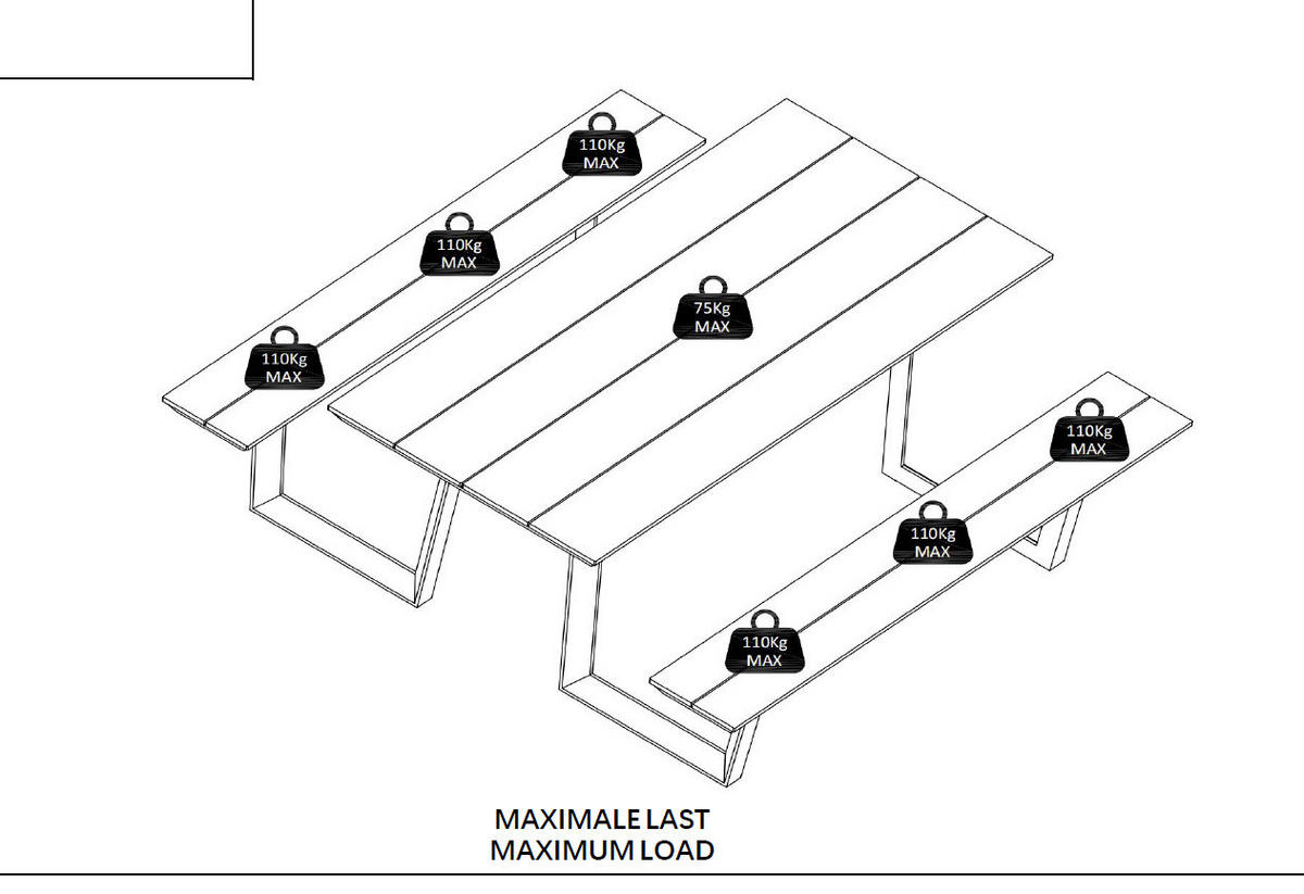 POCOline Gartensitzgruppe anthrazit Alu Gartenset_3tlg. - anthrazit/grau - POCOline