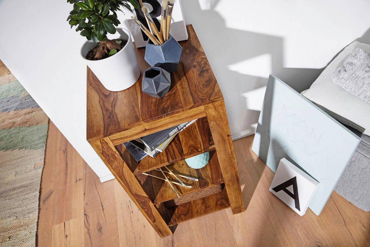 Standregal natur B/H/T: ca. 44x80x44 cm Standregal - natur (44,00/80,00/44,00cm) - Wohnling