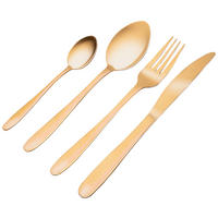 Alpina Besteckset gold Edelstahl 16 tlg. Besteckset_16tlg. - gold - Alpina