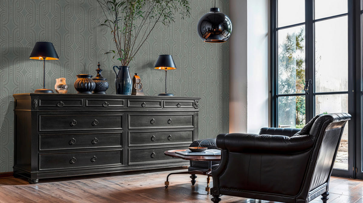 A.S.Création Vliestapete grün braun blau B/H/D: ca. 53x1005x9,5 cm Vliestapete - blau/braun (9,50/1005,00cm) - A.S.Creation