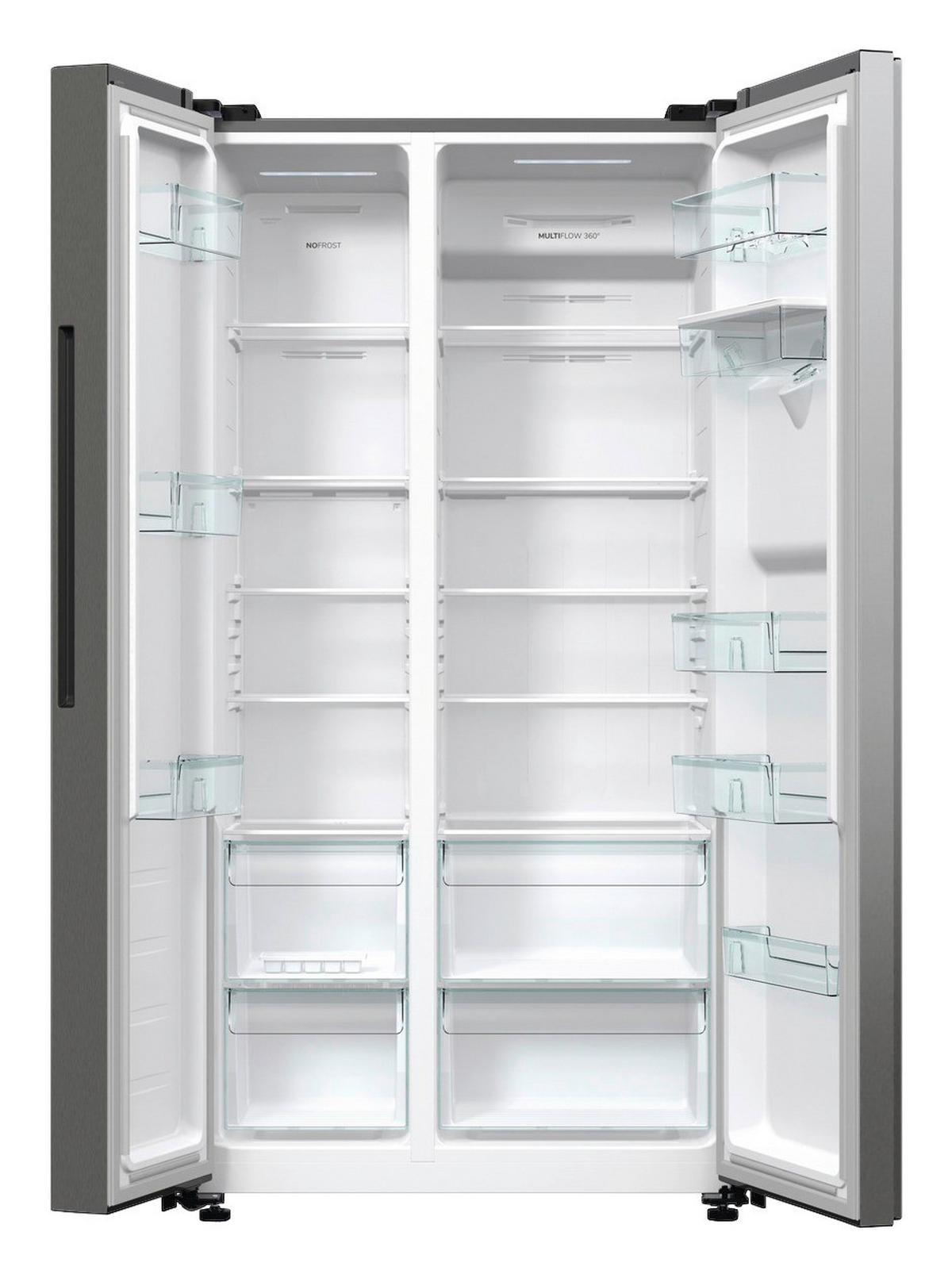 Gorenje Side-by-Side Inox B/H/T: ca. 91x178,6x64,3 cm Side-by-Side NRR9185DAXLWD - Inox (91,00/178,60/64,30cm) - Gorenje