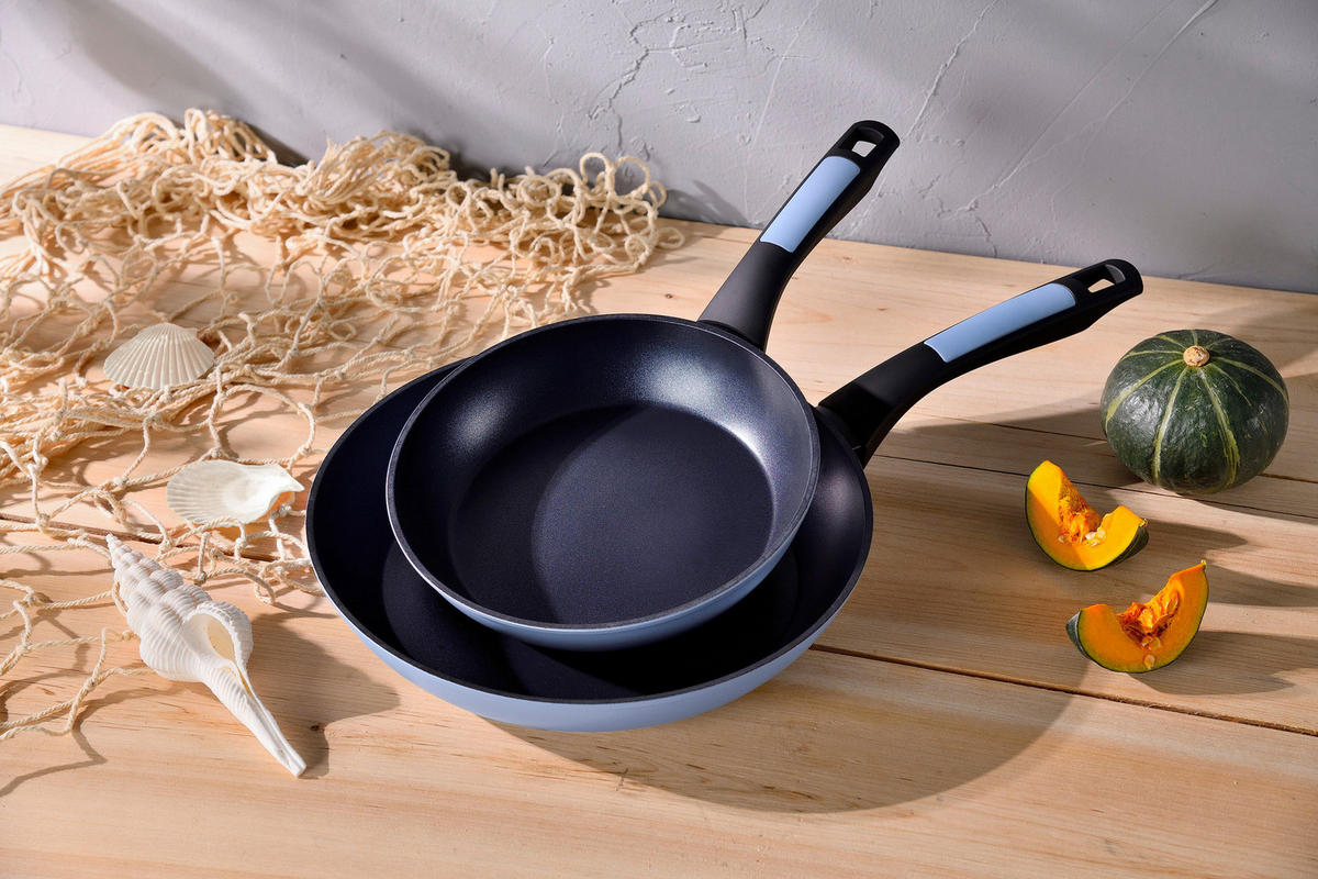 SAN IGNACIO Pfannenset NOIA schwarz Aluminium 2 tlg. NOIA - schwarz - SAN IGNACIO