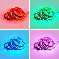 Lichtband schwarz Kunststoff B/L: ca. 1x300 cm LED-Lichtband_Grip - schwarz (1,00/300,00cm)