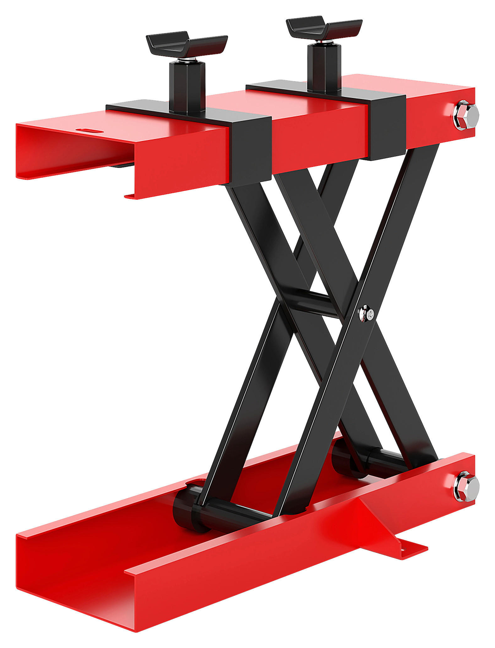 HOMCOM Motorradheber B/H/L: ca. 15x40x45 cm Motorradheber - rot (45,00/15,00/40,00cm) - HOMCOM