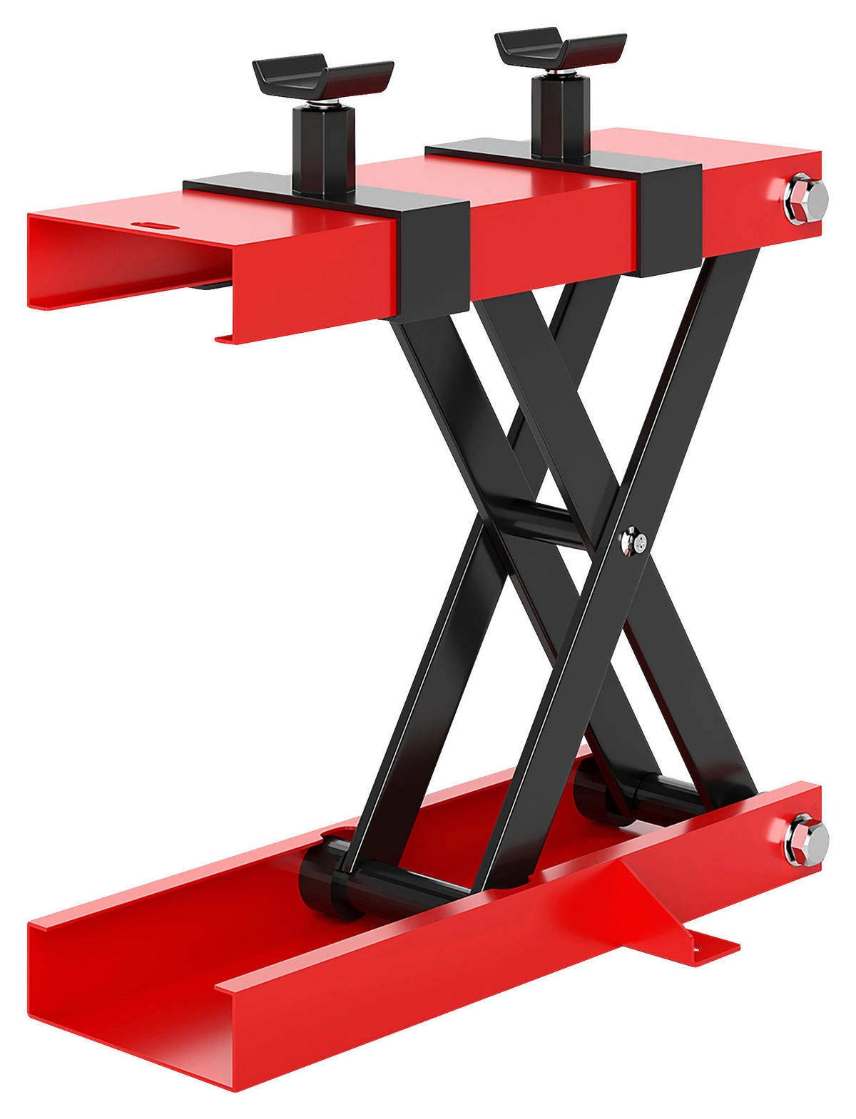 HOMCOM Motorradheber B/H/L: ca. 15x40x45 cm Motorradheber - rot (45,00/15,00/40,00cm) - HOMCOM