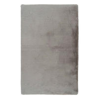 Kayoom Kurzflorteppich Badematte Rabbit Light 325 hellgrau B/H/L: ca. 65x2,4x100 cm Badematte Rabbit Light 325 - hellgrau (100,00/65,00/2,40cm) - Kayoom