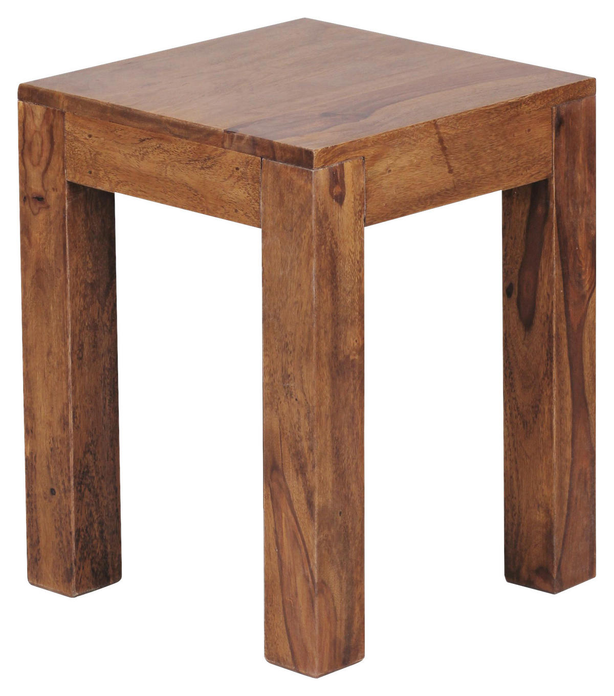 Beistelltisch natur Echtholz B/H/T: ca. 35x45x35 cm Beistelltisch - natur (35,00/45,00/35,00cm) - Wohnling