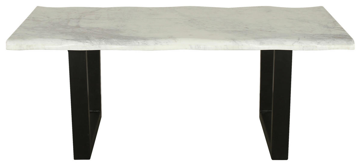 Couchtisch STONE schwarz pulverbeschichtet B/H/T: ca. 115x46x60 cm STONE - schwarz (115,00/46,00/60,00cm) - byLIVING