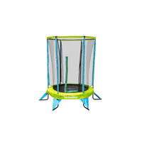 Hudora Trampolin Safety 140 blau B/H/L: ca. 195x188x195 cm Safety 140 - blau/gelb (195,00/195,00/188,00cm) - Hudora