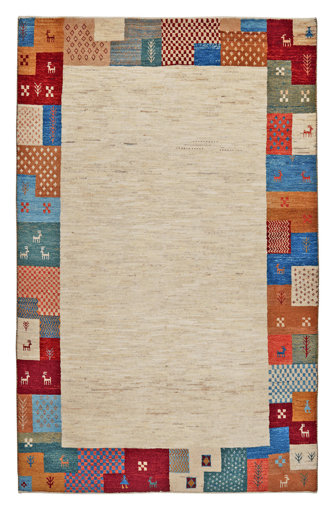 PersaTepp Teppich Gabbeh Sonnat beige B/L: ca. 122x194 cm Gabbeh Sonnat - beige (122,00/194,00cm) - PersaTepp