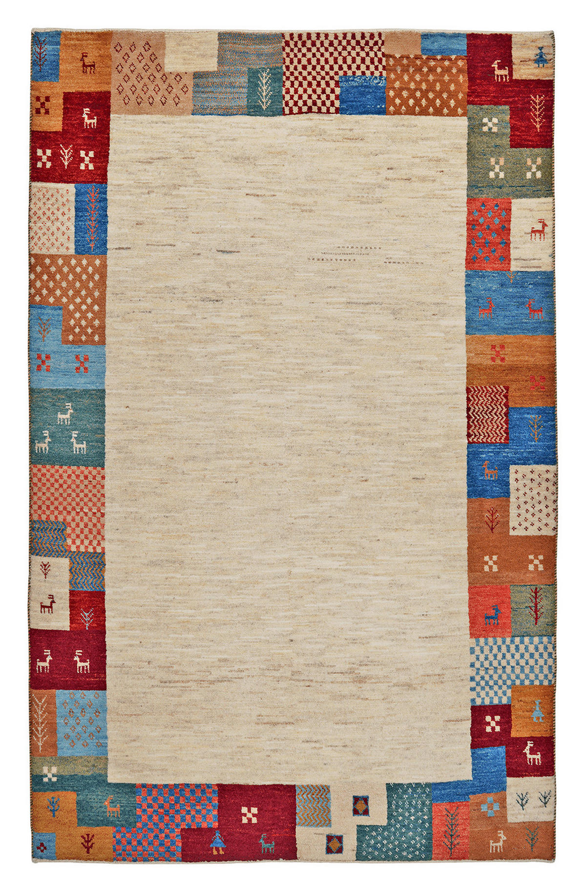 PersaTepp Teppich Gabbeh Sonnat beige B/L: ca. 122x194 cm Gabbeh Sonnat - beige (122,00/194,00cm) - PersaTepp